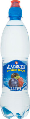 Напиток Малаховская Актив лесные ягоды негазированный, 500мл Напиток Малаховская Актив лесные ягоды негазированный, 500мл