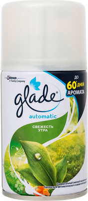 Сменный баллон для Glade Автоматик Свежесть утра, 269мл Сменный баллон для Glade Автоматик Свежесть утра, 269мл
