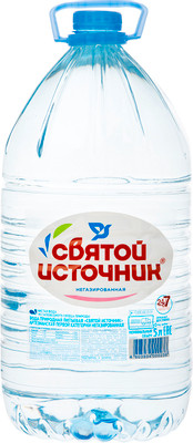 Вода Святой источник природная питьевая негазированная, 5л Вода Святой источник природная питьевая негазированная, 5л