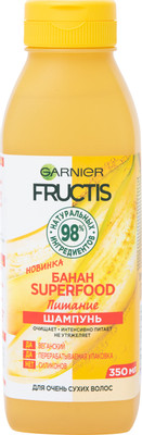 Шампунь Garnier Fructis SuperFood питание для волос банан, 350мл Шампунь Garnier Fructis SuperFood питание для волос банан, 350мл