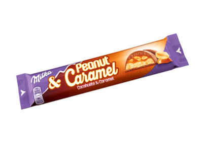 Шоколад молочный Milka арахис-карамель-воздушный рис, 37г Шоколад молочный Milka арахис-карамель-воздушный рис, 37г