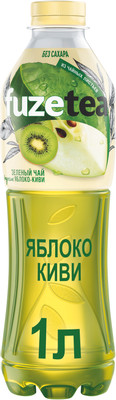 Холодный чай Fuzetea зелёный со вкусом яблока и киви, 1л Холодный чай Fuzetea зелёный со вкусом яблока и киви, 1л