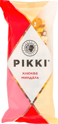 Батончик Rikki клюква-миндаль-орех, 35г Батончик Rikki клюква-миндаль-орех, 35г