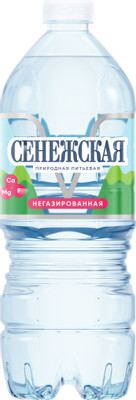 Вода Сенежская минеральная природная питьевая столовая негазированная, 1л Вода Сенежская минеральная природная питьевая столовая негазированная, 1л