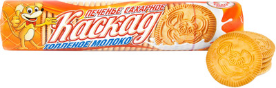 Печенье Каскад Топлёное молоко сахарное, 290г Печенье Каскад Топлёное молоко сахарное, 290г