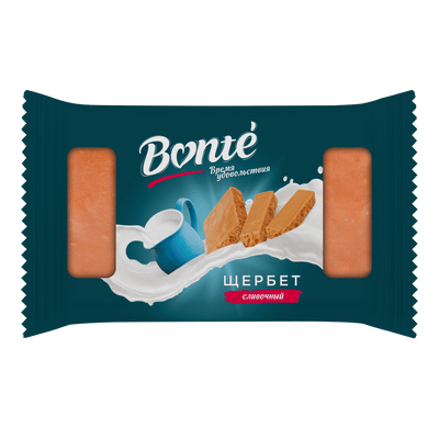 Щербет Bonte Bakery сливочный, 200г Щербет Bonte Bakery сливочный, 200г