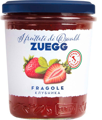 Конфитюр Zuegg клубничный экстра, 320г Конфитюр Zuegg клубничный экстра, 320г