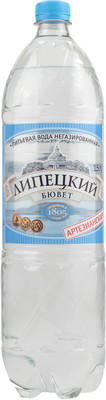 Вода Липецкий бювет артезианская питьевая негазированная, 1.5л Вода Липецкий бювет артезианская питьевая негазированная, 1.5л