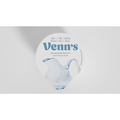Йогурт Venns греческий обезжиренный 0.1%, 130г Йогурт Venns греческий обезжиренный 0.1%, 130г