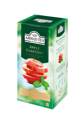 Чай Ahmad Apple Rhapsody черный яблоко-мята, 25х1.5г Чай Ahmad Apple Rhapsody черный яблоко-мята, 25х1.5г