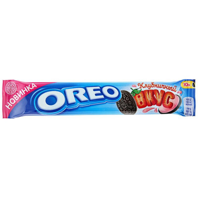 Печенье OREO с какао и начинкой с ванильным вкусом, 95г Печенье OREO с какао и начинкой с ванильным вкусом, 95г