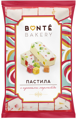 Пастила Bonte Bakery с кусочками мармелада, 220г Пастила Bonte Bakery с кусочками мармелада, 220г