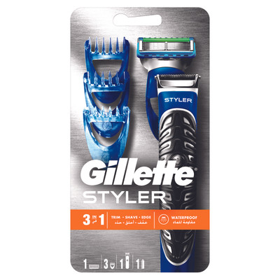 Бритва Gillette Fusion Proglide Styler со сменной кассетой + 3 насадки Бритва Gillette Fusion Proglide Styler со сменной кассетой + 3 насадки