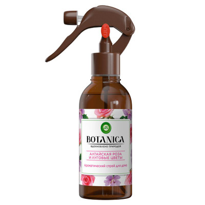 Спрей ароматический Air Wick Botanica Алтайская роза и луговые цветы для дома, 236мл Спрей ароматический Air Wick Botanica Алтайская роза и луговые цветы для дома, 236мл