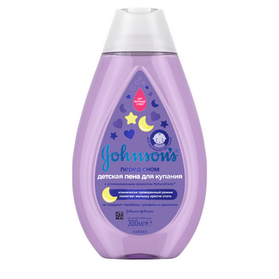 Пена для купания Johnsons baby Перед сном, 300мл Пена для купания Johnsons baby Перед сном, 300мл