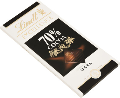 Шоколад горький Lindt Excellence 70%, 100г Шоколад горький Lindt Excellence 70%, 100г