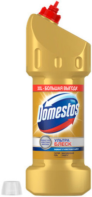 Средство чистящее Domestos Ультра Блеск для унитаза, 1.5л Средство чистящее Domestos Ультра Блеск для унитаза, 1.5л
