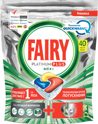 Капсулы Fairy Platinum Plus All in 1, 40шт Капсулы Fairy Platinum Plus All in 1, 40шт