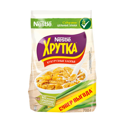 Хлопья кукурузные Хрутка хрустящие, 700г Хлопья кукурузные Хрутка хрустящие, 700г
