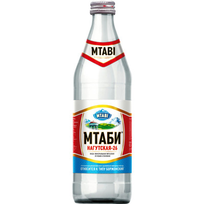 Вода Мтаби минеральная газированная, 500мл Вода Мтаби минеральная газированная, 500мл