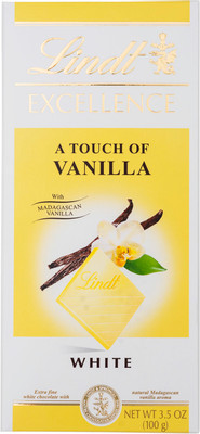 Шоколад белый Lindt Excellence с ванилью, 100г Шоколад белый Lindt Excellence с ванилью, 100г