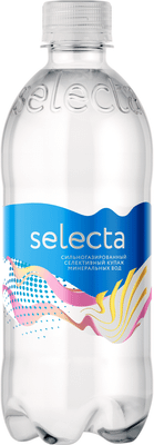 Вода Selecta питьевая купажированная сильногазированная, 500мл Вода Selecta питьевая купажированная сильногазированная, 500мл