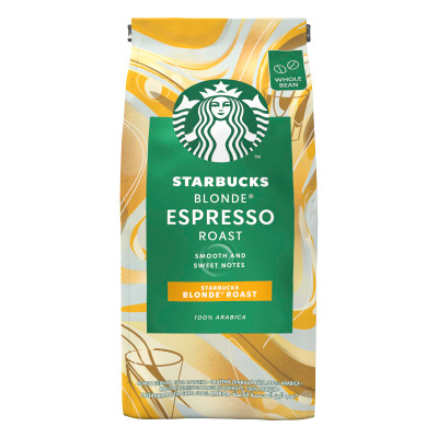 Кофе Starbucks Blonde Espresso Roast натуральный жареный в зёрнах, 200г Кофе Starbucks Blonde Espresso Roast натуральный жареный в зёрнах, 200г