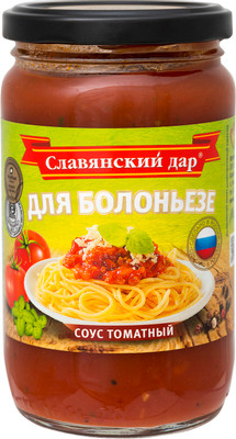 Соус томатный Славянский Дар для болоньезе, 360г Соус томатный Славянский Дар для болоньезе, 360г