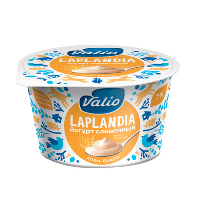 Йогурт Valio Сливочный крем-брюле 7%, 180г Йогурт Valio Сливочный крем-брюле 7%, 180г