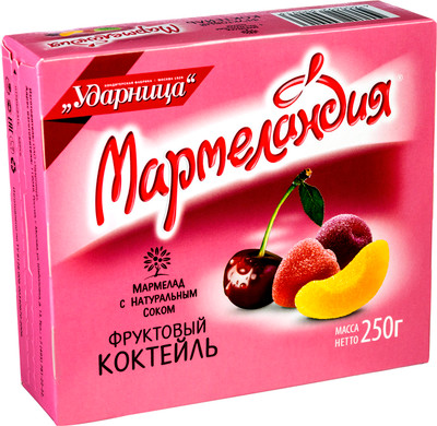 Мармелад Мармеландия Фруктовый коктейль, 250г Мармелад Мармеландия Фруктовый коктейль, 250г