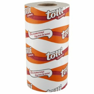 Полотенца бумажные Tolli Econom с перфорацией 1 слой Полотенца бумажные Tolli Econom с перфорацией 1 слой