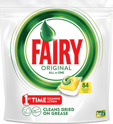 Таблетки Fairy Original All in 1 лимон, 84шт Таблетки Fairy Original All in 1 лимон, 84шт