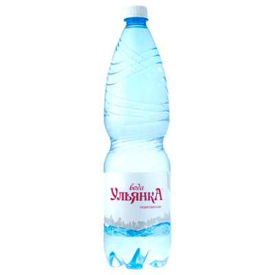 Вода Ульянка минеральная природная питьевая столовая газированная, 1.5л Вода Ульянка минеральная природная питьевая столовая газированная, 1.5л