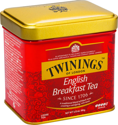 Чай Twinings Английски завтрак чёрный, 100г Чай Twinings Английски завтрак чёрный, 100г