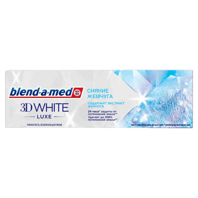 Blend-a-med Зубная паста 3D White Luxe с Экстрактом Жемчуга, 75мл Blend-a-med Зубная паста 3D White Luxe с Экстрактом Жемчуга, 75мл