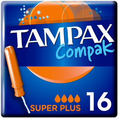 Тампоны Tampax Compak super plus, 16шт Тампоны Tampax Compak super plus, 16шт