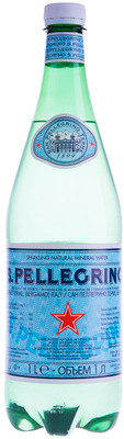 Вода S.Pellegrino минеральная природная питьевая лечебно-столовая газированная, 1л Вода S.Pellegrino минеральная природная питьевая лечебно-столовая газированная, 1л