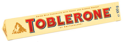 Шоколад молочный Toblerone швейцарский с медово-миндальной нугой, 100г Шоколад молочный Toblerone швейцарский с медово-миндальной нугой, 100г