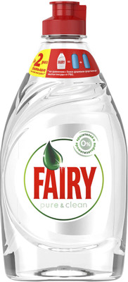 Средство для мытья посуды Fairy Pure&clean, 450мл Средство для мытья посуды Fairy Pure&clean, 450мл