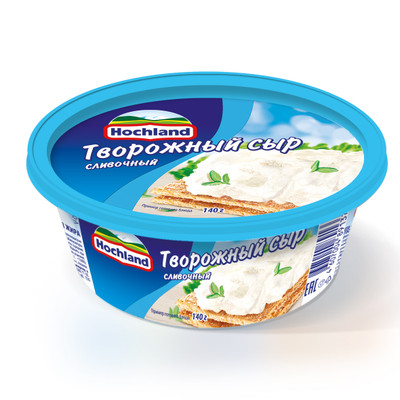 Сыр творожный Hochland Сливочный 60%, 140г Сыр творожный Hochland Сливочный 60%, 140г