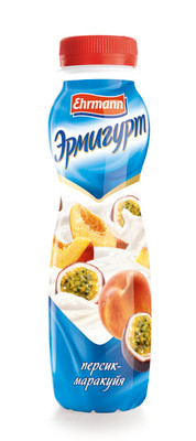 Напиток йогуртный Эрмигурт Персик-маракуйя 1.2%, 290г Напиток йогуртный Эрмигурт Персик-маракуйя 1.2%, 290г
