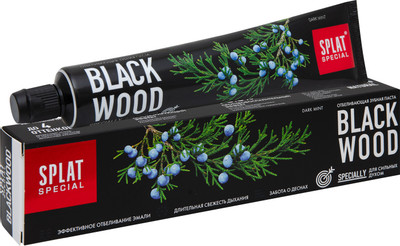 Зубная паста Splat Special Blackwood отбеливающая, 75мл Зубная паста Splat Special Blackwood отбеливающая, 75мл