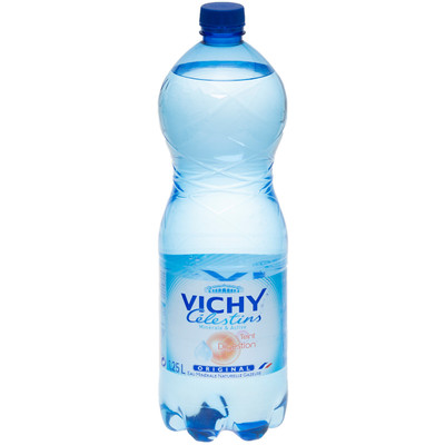 Вода Vichy Celestins минеральная природная питьевая лечебно-столовая газированная, 1.25л Вода Vichy Celestins минеральная природная питьевая лечебно-столовая газированная, 1.25л