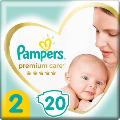 Подгузники Pampers Premium Care Mini р.2 4-8кг, 20шт Подгузники Pampers Premium Care Mini р.2 4-8кг, 20шт