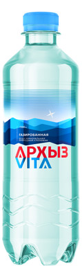 Вода Архыз Вита минеральная газированная, 500мл Вода Архыз Вита минеральная газированная, 500мл