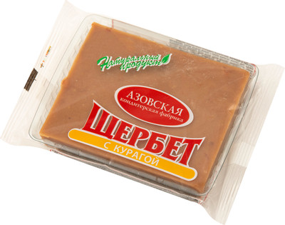 Щербет Азовская КФ с курагой, 200г Щербет Азовская КФ с курагой, 200г
