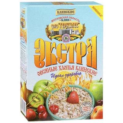Хлопья овсяные Клинские Экстра, 400г Хлопья овсяные Клинские Экстра, 400г