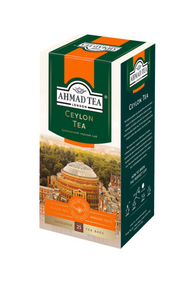 Чай Ahmad Tea Цейлонский чёрный в пакетиках, 25х2г Чай Ahmad Tea Цейлонский чёрный в пакетиках, 25х2г