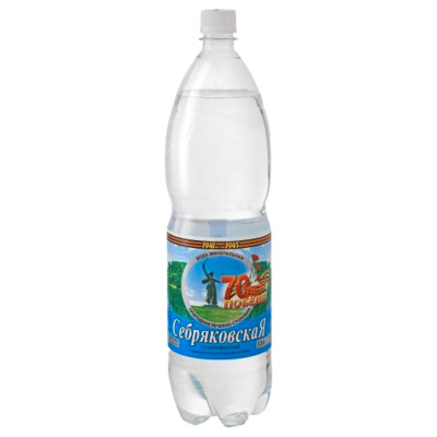 Вода Себряковская минеральная газированная, 1.5л Вода Себряковская минеральная газированная, 1.5л