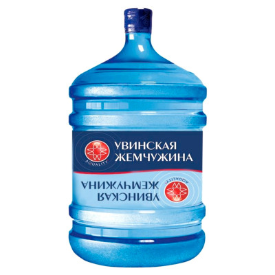 Вода Увинская жемчужина минеральная природная питьевая столовая, 18.9л Вода Увинская жемчужина минеральная природная питьевая столовая, 18.9л